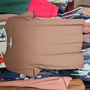 Old Navy Luxe Brown Top